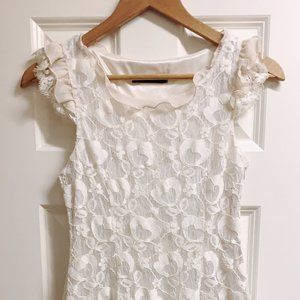 Cream Lace Dress